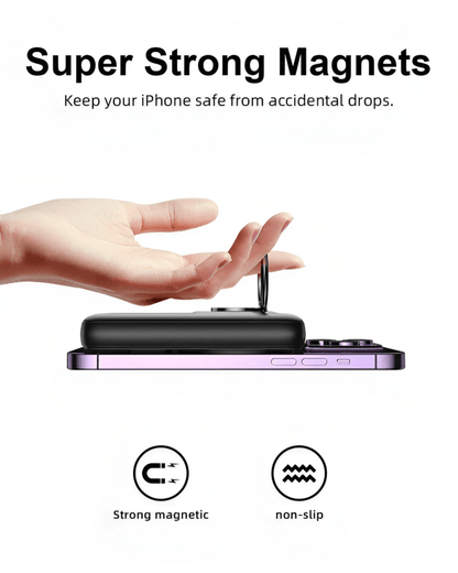 JOYROOM JR-W050 20W 10000MAH MAGNETIC WIRELESS POWER BANK - Amperor Tech